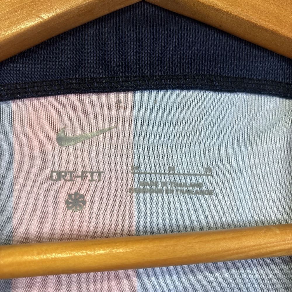 FC Barcelona Jersey Boys Small Blue Red Soccer La Liga Nike Lewandowski 9 - Picture 4 of 9
